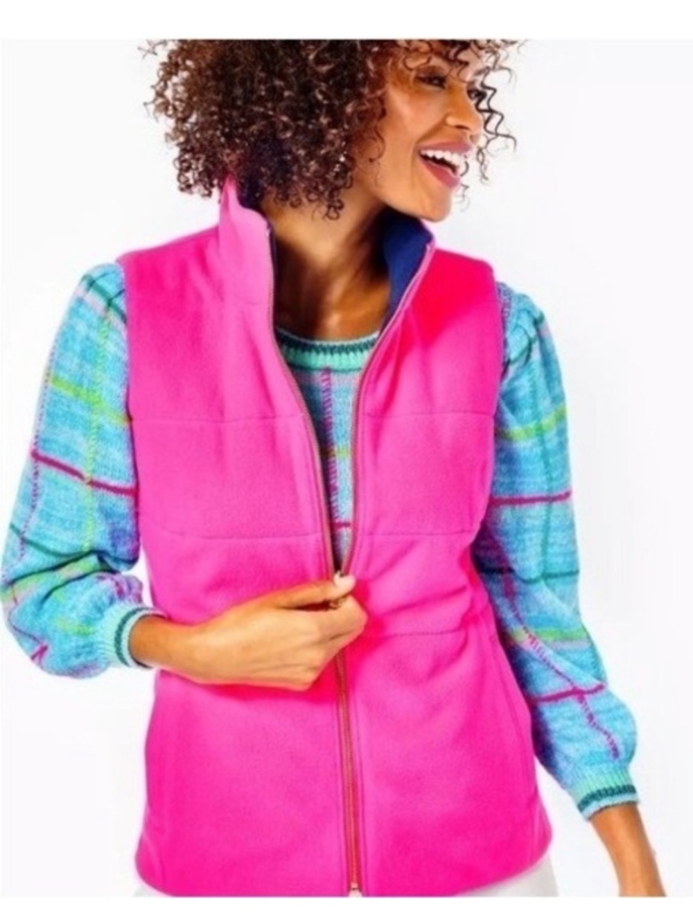 Lilly Pulitzer Brooklee Reversible Vest EUC